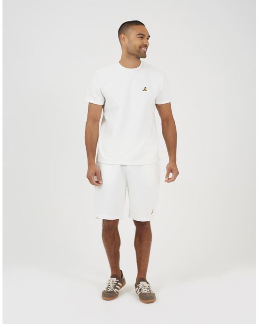 Brave Soul White Crew Neck T-Shirt for men