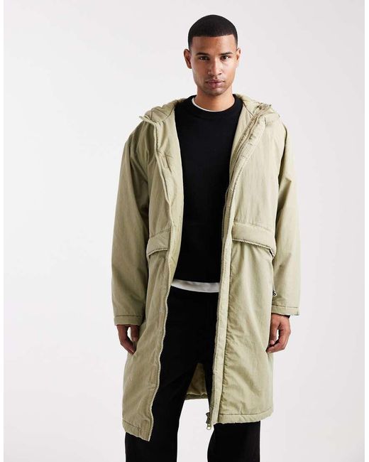 Parka Larga De ASOS de hombre de color Natural