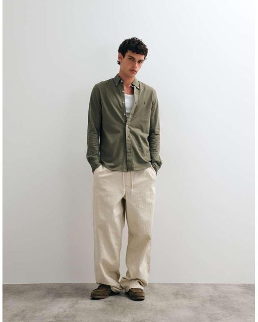 Polo Ralph Lauren Green Longsleeve Button Up Shirt for men
