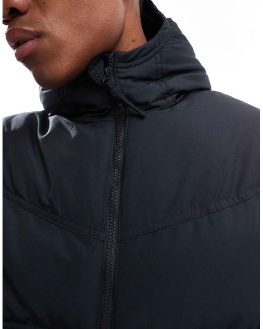Hollister – wattierter mantel in Blue für Herren