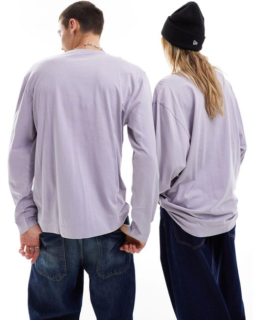 Collusion Purple Unisex Long Sleeve Skater Top