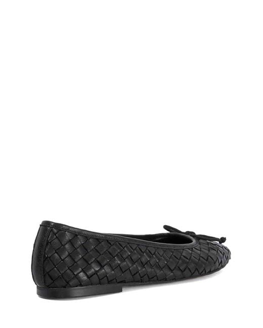 Dune Black Wide Fit Wf Heat Ballet Pumps