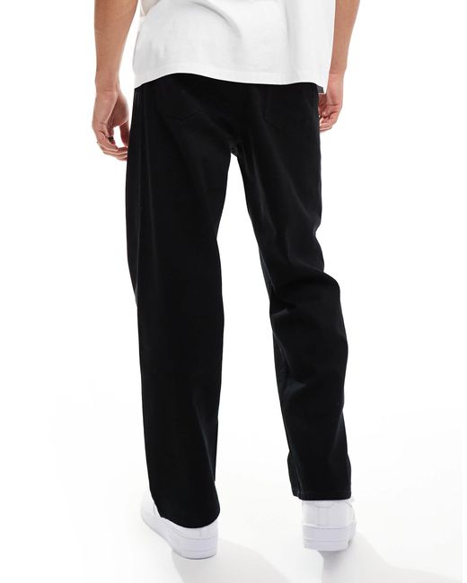 Jean baggy style charpentier - délavé ADPT pour homme en coloris Black