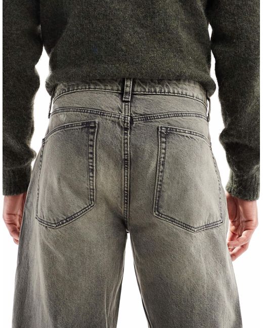ASOS Men's Gray Straight Fit Jeans