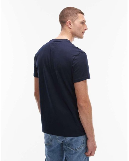 Tommy Hilfiger Blue Large Flag T-shirt for men