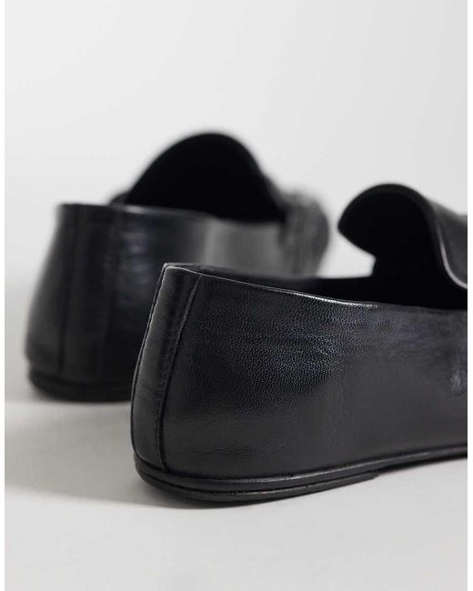 ASOS Blue Micha Premium Soft Loafers