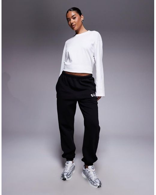 Kaiia Blue Cotton Blend Cuffed Joggers Co-Ord