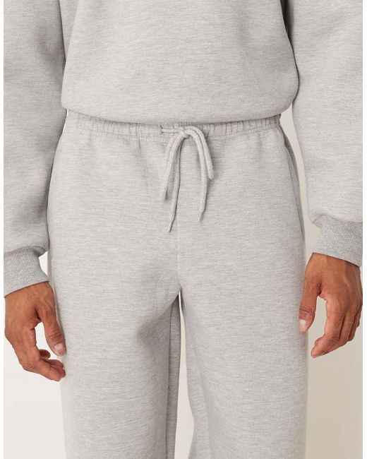 ASOS Gray Heavyweight Oversized jogger for men