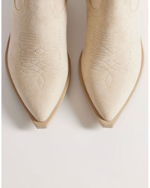 SEQWL White Western Knee Boots