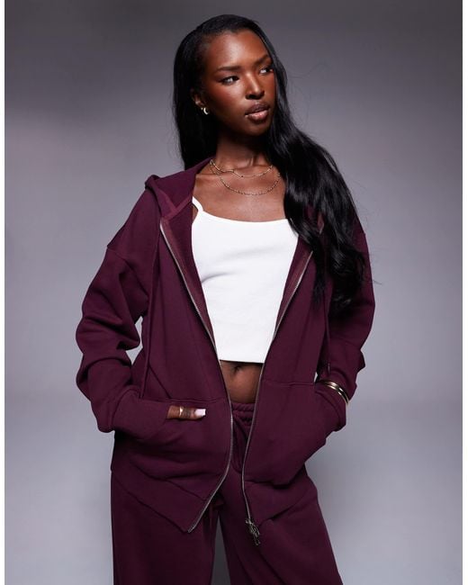 Princess Polly Purple – all day – baumwoll-kapuzenjacke