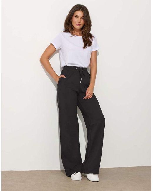 Long Tall Sally White 2 Pack Wide Leg Joggers