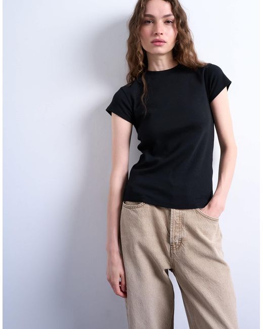 TOPSHOP Black Everyday Tee