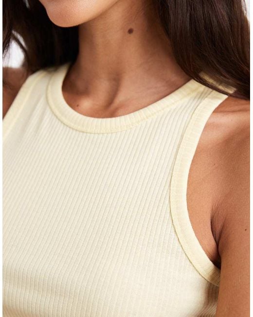 Pieces Blue Racer Neck Tank Top