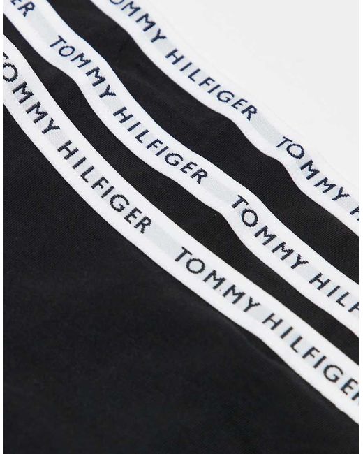 Pack De 3 Braguitas Negras De Corte Bikini De -Negro Tommy Hilfiger de color Black