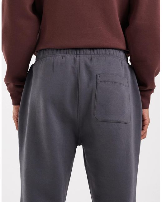 ASOS – schmal geschnittene basic-jogginghose in Gray für Herren