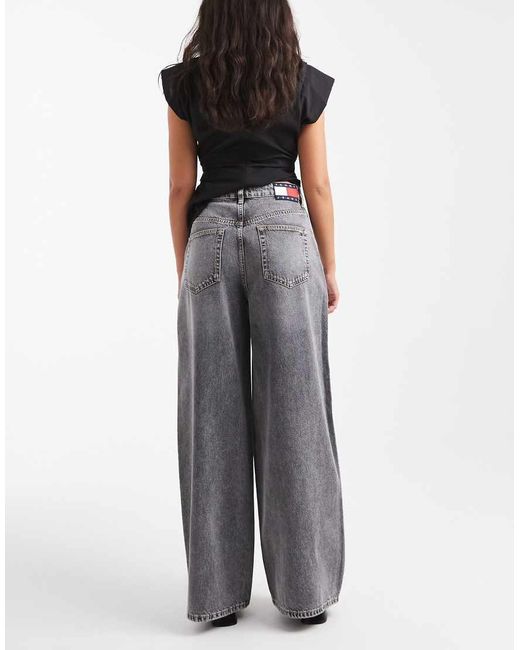 Tommy Hilfiger Gray Charlie Loose Wide Jeans