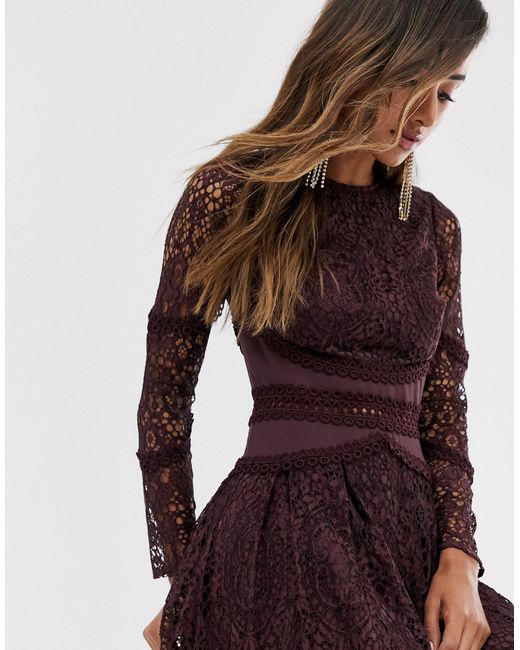 asos long sleeve prom dress