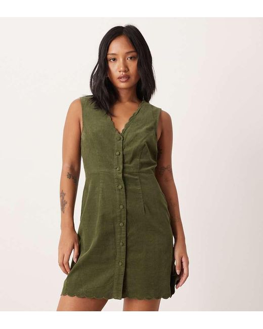 Nobody's Child Petite Green Leone Pinafore