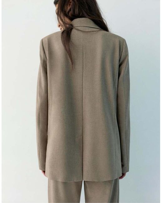Pull&Bear Natural Basic Blazer