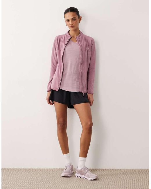 Dare 2b Pink Lightweight Full Zip Torrek Stretch Midlayer