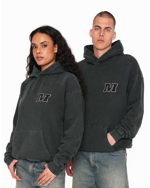 Multiply - sweat à capuche oversize en sergé Multiply Apparel en coloris Black