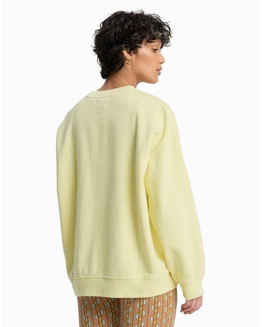 Quiksilver Yellow Essential Crew Neck