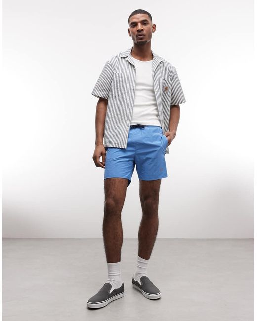 Napapijri Blue Haldane Shorts for men