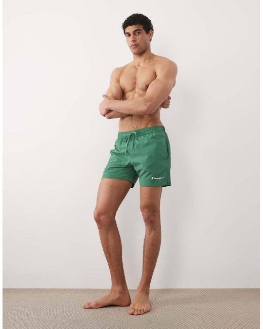 Champion Green Swim Shorts for men