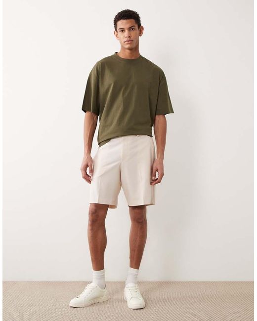 ASOS Green Tailored Regular Shorts for men