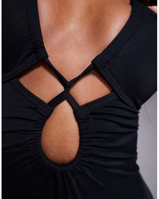 KBX Blue Halter Swimsuit