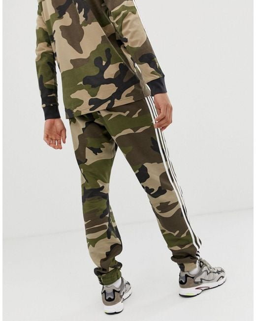 adidas Originals Baumwolle – Jogginghose mit Military-Muster – DV2052 in  Grün für Herren | Lyst AT