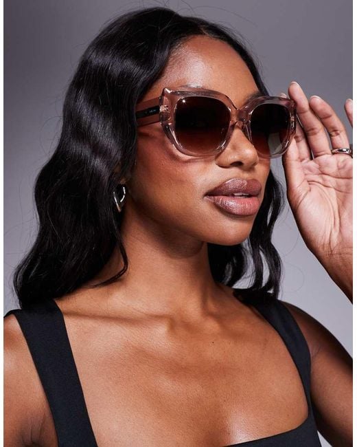 Quay Gray Quay After Hours Square Sunglasses