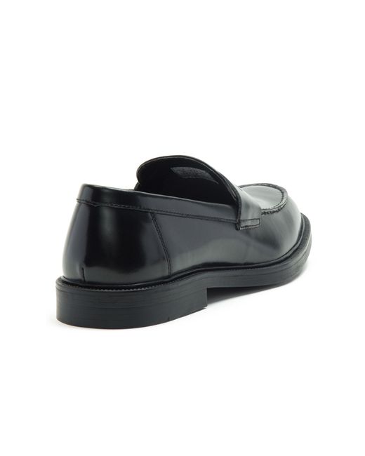 OFF THE HOOK Black 'perry' Loafer Smooth Leather Loafer Shoes for men