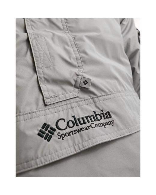 Challenger remastered - veste à enfiler - argenté Columbia pour