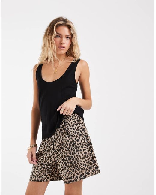 ONLY Black High Waist Shorts