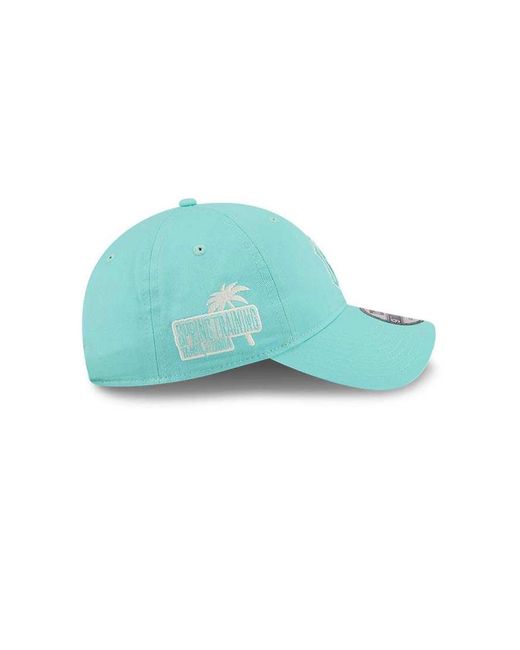 KTZ Blue Ny Yankees 9twenty Logo Cap With Side Patch