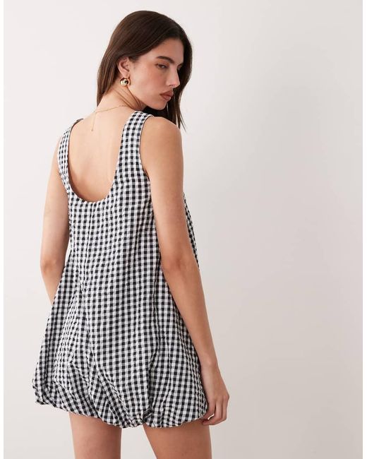 ASOS Multicolor Bubble Hem Mini Dress