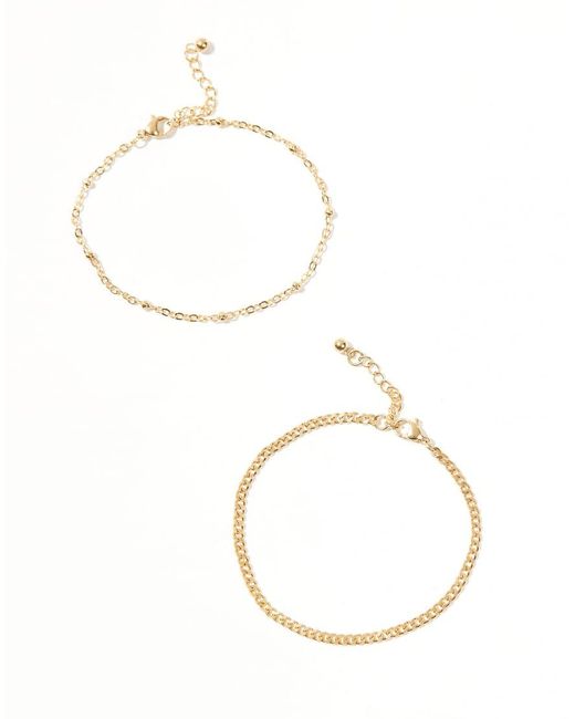 Confezione Da 2 Bracciali A Catenina di ASOS in Black da Uomo