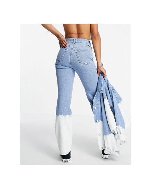 TOPSHOP Denim Kort - Jeans in het Blauw | Lyst NL