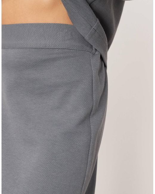 ARRANGE White Premium Heavy Weight Textured Jersey Column Maxi Skirt Co-ord