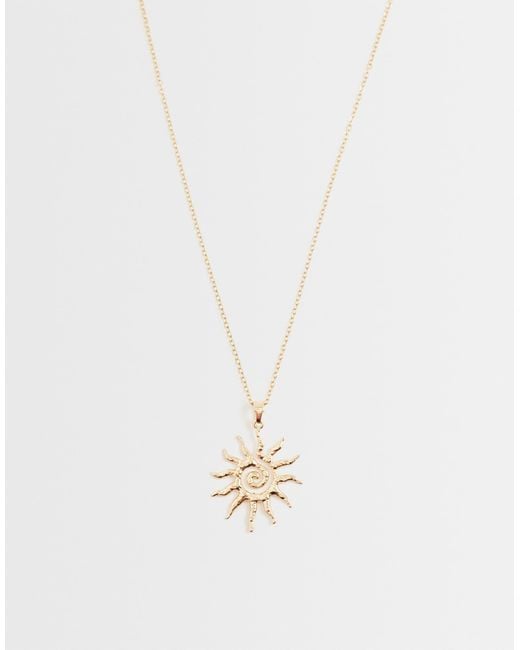 ONLY White Sun Necklace