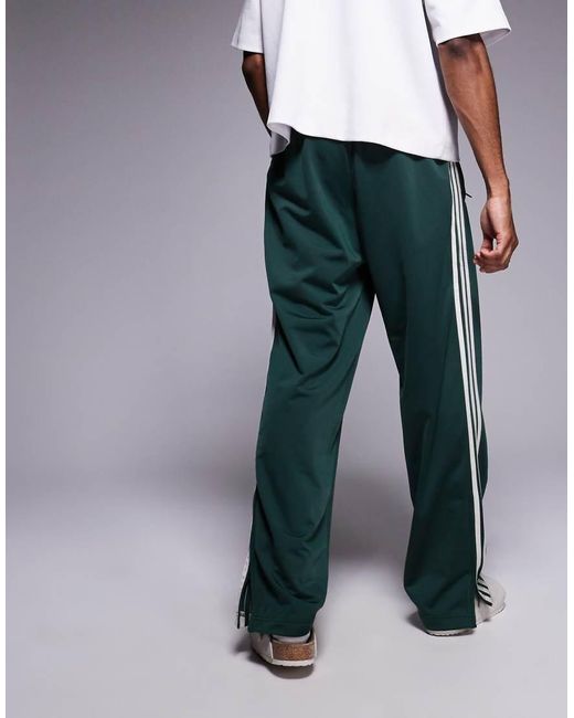Adidas Originals Green Firebird Track Pants for men