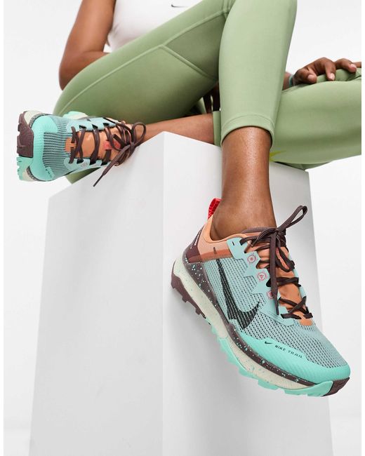 React wildhorse 8 - baskets - minéral/marron Nike en coloris Green