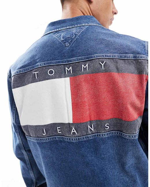 Tommy Hilfiger Blue Denim Trucker Jacket for men