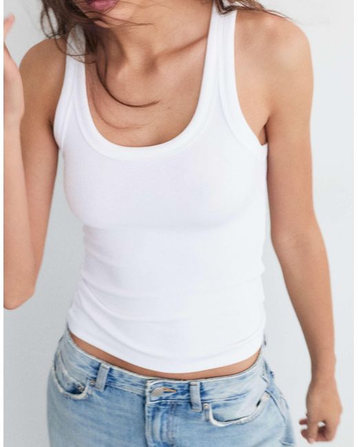 Débardeur classique Pull&Bear en coloris White