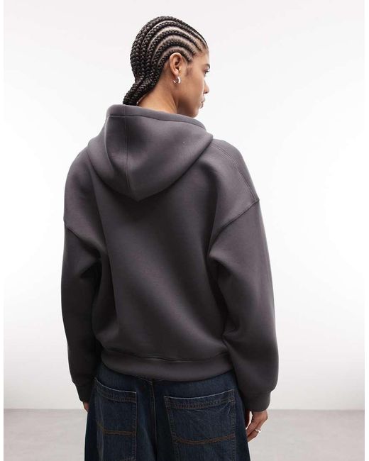 Weekday Gray Super Soft Slim Fit Long Sleeve Raglan Top