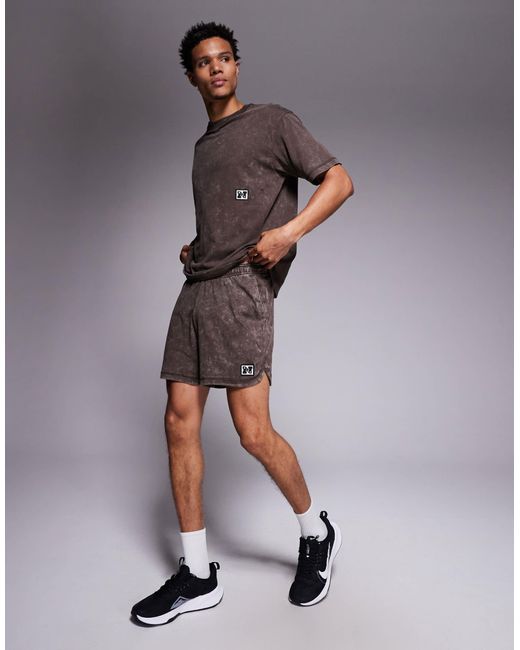 nike heritage shorts grey