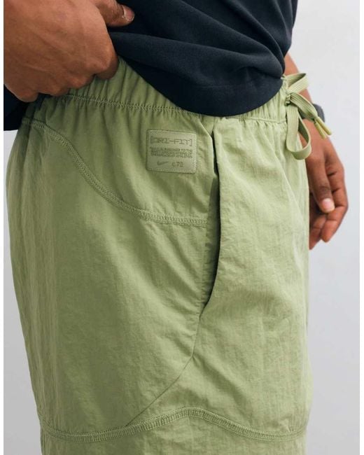 Nike Green Nac Dri-Fit Woven Short for men