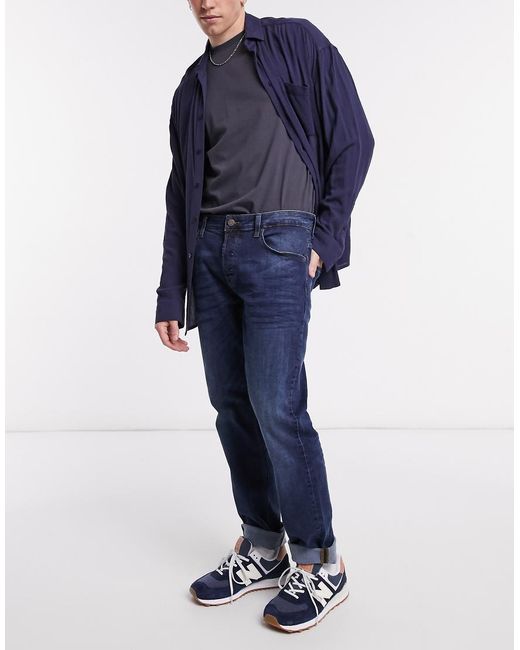 Vaqueros Azules De Corte Estándar De Only & Sons de hombre de color Blue