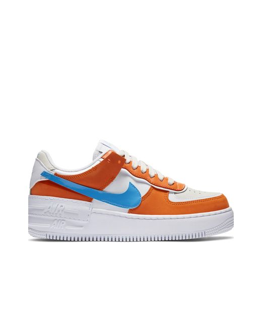 Nike Gummi – air force 1 shadow – sneaker in Orange | Lyst DE